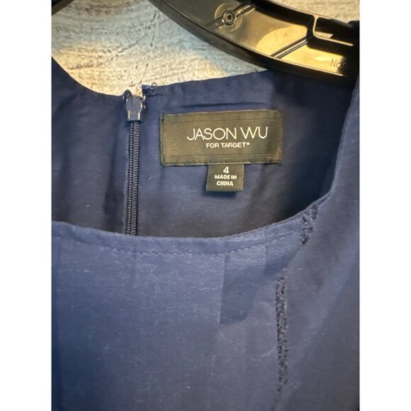 Jason Wu For Target Navy Dress With Red & White Stripes Size 4 - Picture 2 of 4